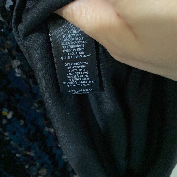 Black Sequin Mini Dress - Picture 7 of 12